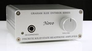 Novo Discrete - Headphone amplifier - GSP Audio (front view)