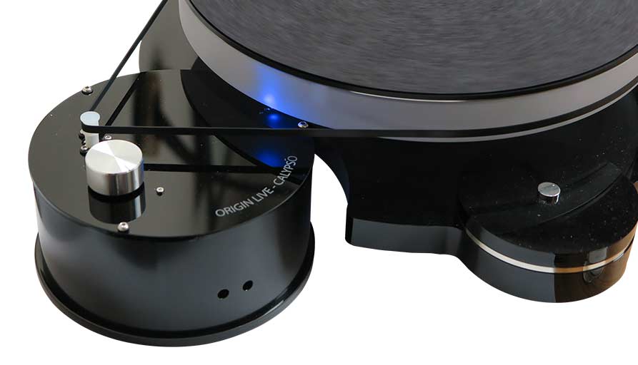 Turntable absolute speed control measuring platter speed