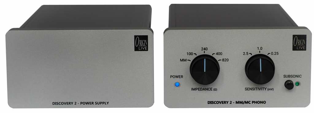 phono stage discovery 2 origin live front