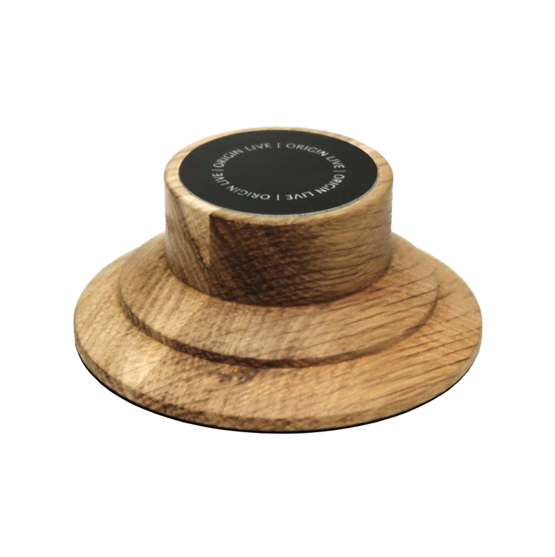 origin live prototype record weight made with wood