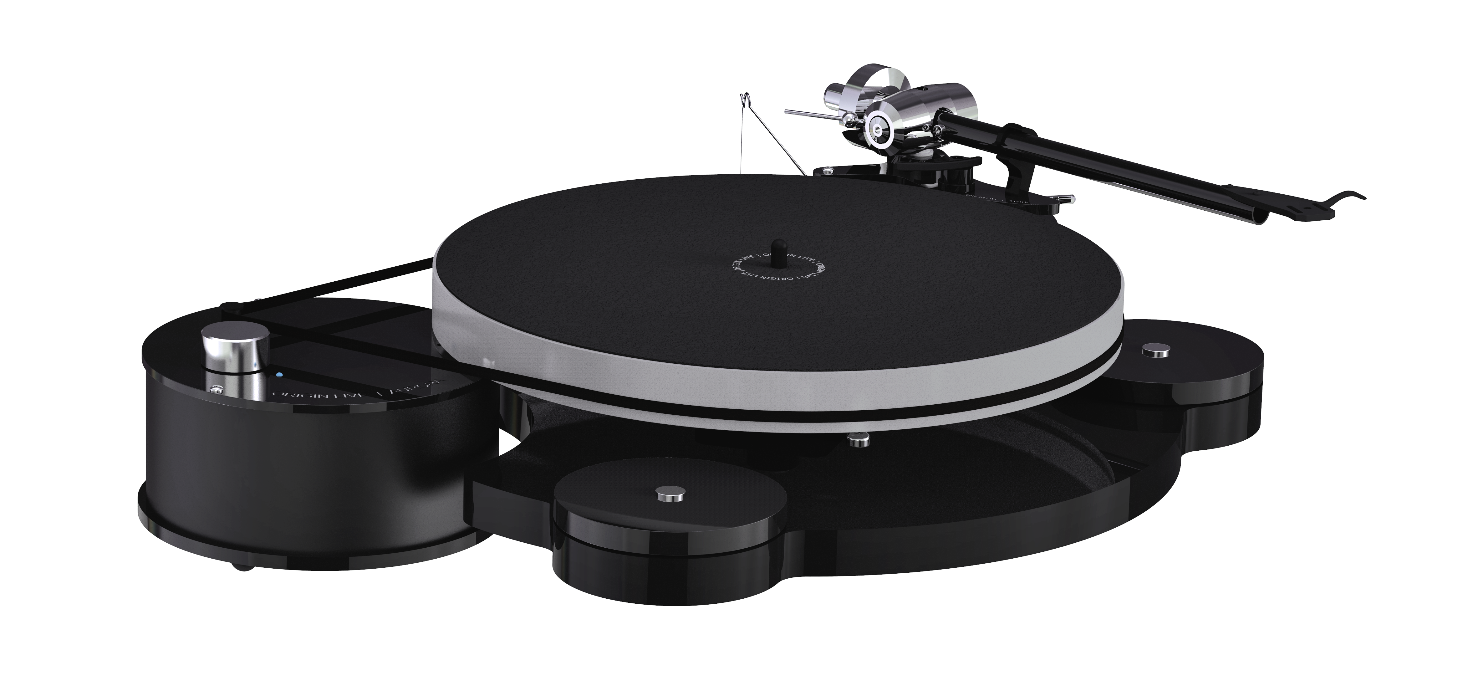 Origin Live Hi-Fi Aurora Turntable for analogue aude vinyl playback fitted with Zephyr tonearm