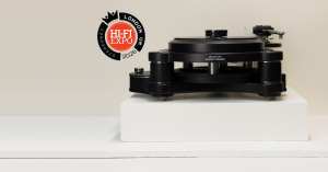 High End Hi Fi Origin Live Voyager Turntable for analaogue audio playback with Conqueror tonearm